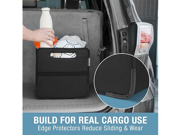 CleverMade Double Trunk Caddy 46L – Collapsible Organizer