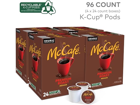 McCafe Premium Roast 96 K Cup Pods