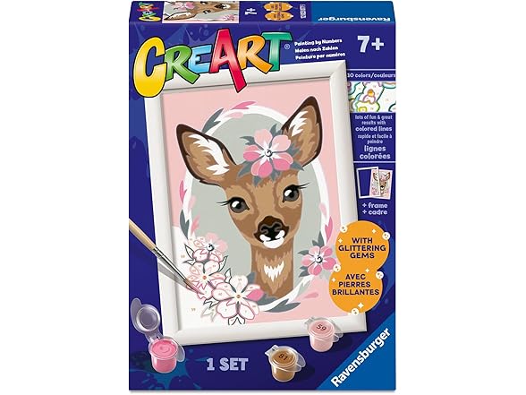 Ravensburger CreArt Delightful Deer Paint by Numbers