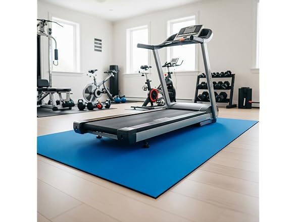 Rubber-Cal TFS-124 Treadmill Mat - Blue
