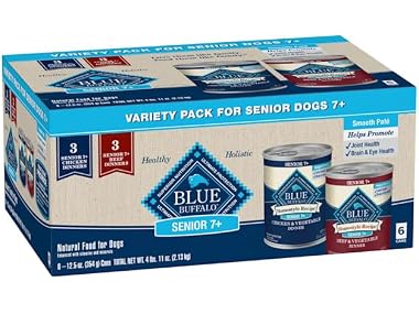 $13.99, Was $21.79, 35% Off! 6ct Blue Buffalo Homestyle Beef Dinner Senior Dog Food dealfomo