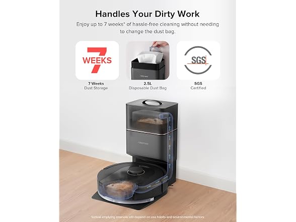 Roborock Q5-PROPLUS-BLACK ROBOROCK ROBOT VACUUM AND MOP,