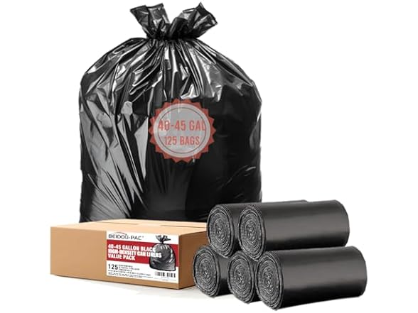 Lawn & Leaf Trash Bags 40- 45 Gallon