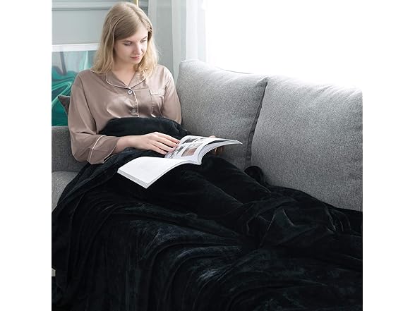 MOONLIGHT20015 Fleece Blanket Twin Size