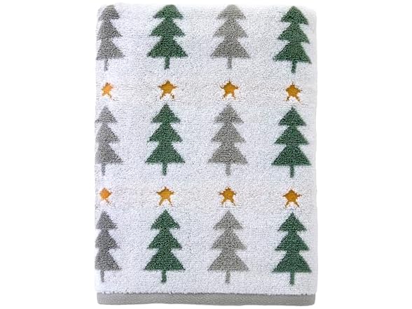 SKL Home Multi Trees 100% Cotton Premium Bath Towel