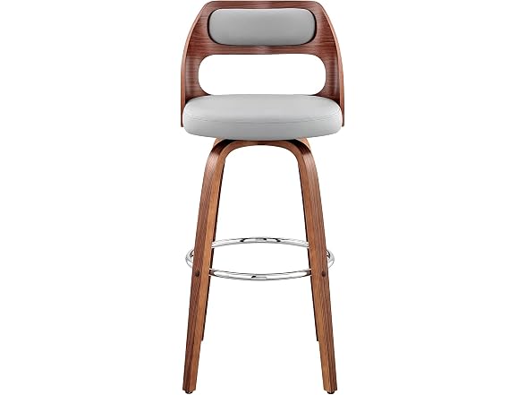 Armen Julius Swivel Bar Stool 26", Gray