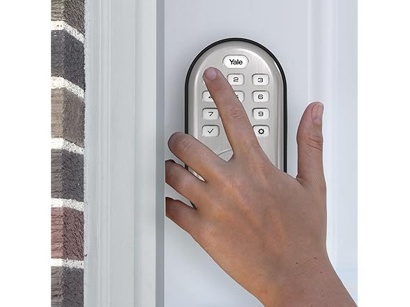 Yale Assure Lock with Z-Wave, Satin Nickel Smart Keypad Dead (Open Box)
