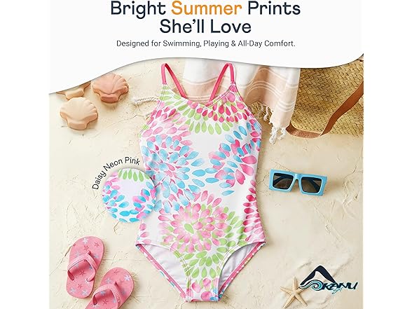 Kanu Surf Girls Daisy Beach Sport One Swimsuit