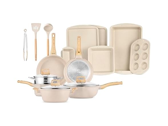 Bakken Swiss 20-Piece Kitchen Cookware Set
