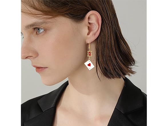 Unique Funny 18K Gold Plated Earrings