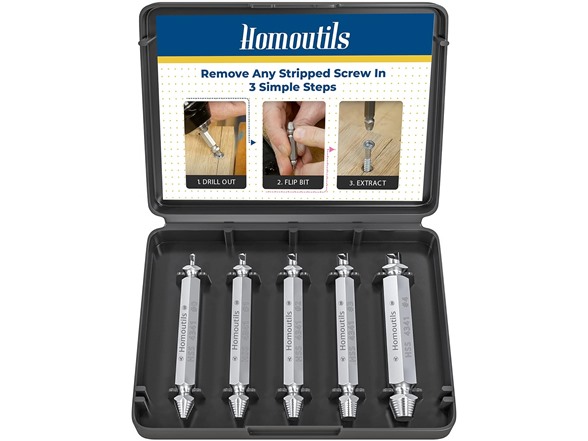 15 Piece Damaged Screw Extractor Kit