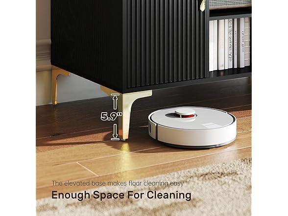 OBEKANN Black Sideboard Buffet Cabinet