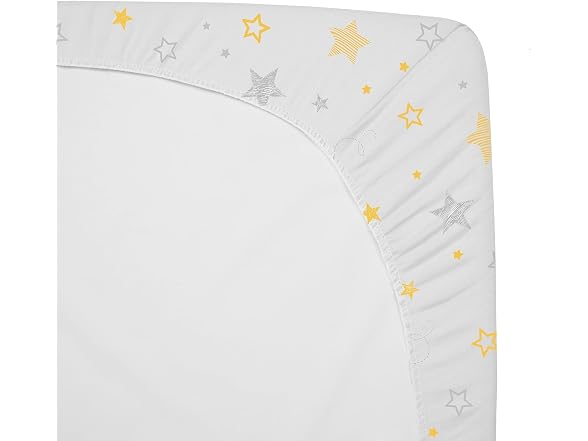 American Baby Company Crib Sheets, 3 Pack