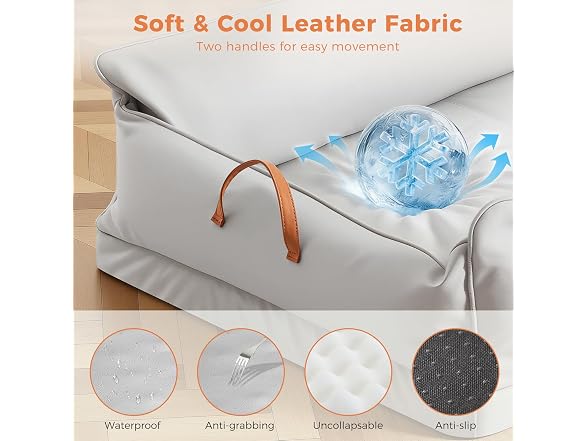 Silver Large Orthopedic Dog Bed