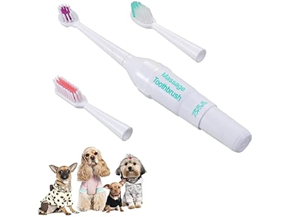 Mipcase Puppy Toothbrush 3pc Toothbrush Autom