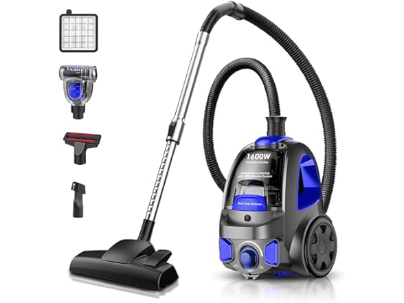 PKUYIE Canister Vacuum Cleaner