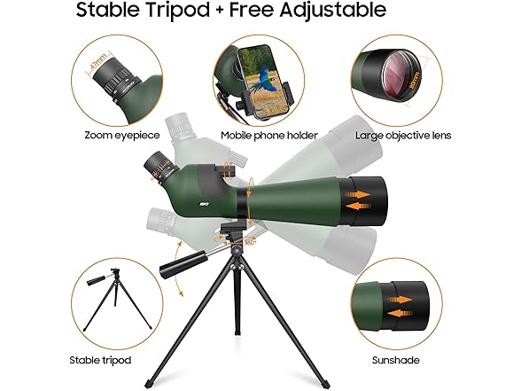 IBQ Spotting Scope | 20-60x85MM