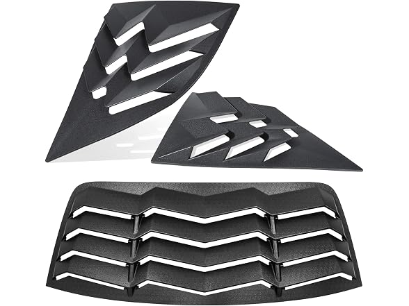 E-cowlboy Rear+Side Window Louvers for Dodge Cu
