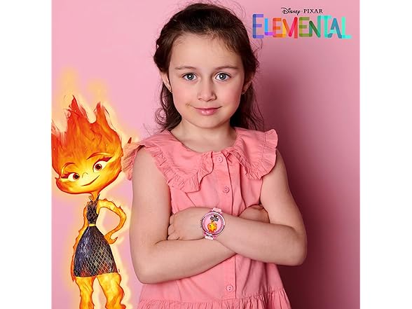 Disney Elemental Ember Lumen Kids’ Watch