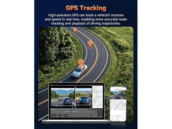 Aputeta 4K+4K Dual Dash Cam Front Rear