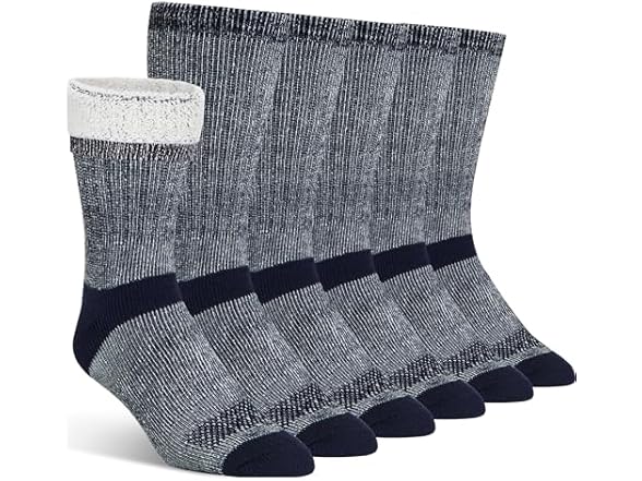 Charcoal/Blue (3 Pairs)