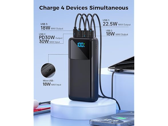Seaistar 50000mAh Portable Charger Power Bank