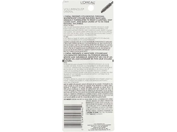 LOreal Paris Paris Voluminous Waterproof Black