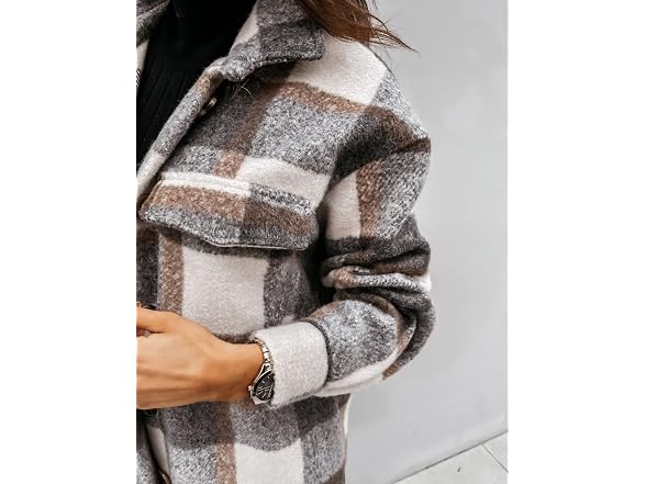 Esmeling Women (XL) Oversize Long Shacket Coat
