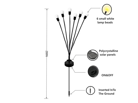 4-PK Firefly Lights with Flexible Wires Multi Color - Gallery 20