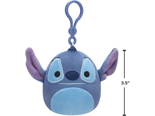 Squishmallows 3.5in Stitch and Pineapple Stitch Clip 2Pk