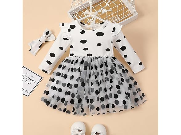 Baby Girl Dalmation Halloween Outfit 