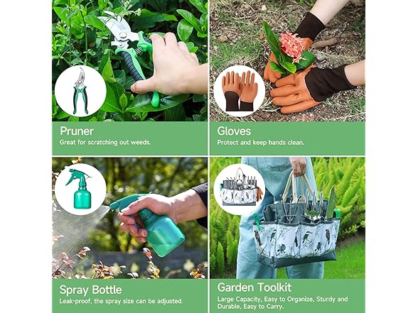 VOIDAY 9-Piece Gardening Tools