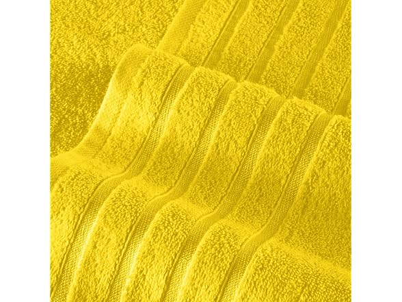 Elegant Comfort 4 Lines Viscose Stripe 6-Pc
