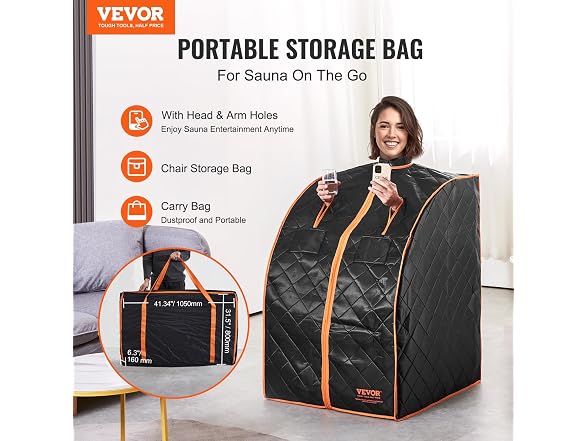 Sauna Blanket for Detoxification, 1050W Portable