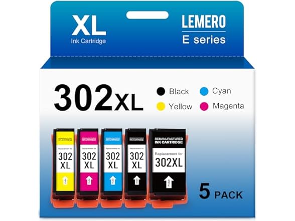 LEMERO Epson T302 Ink Cartridges