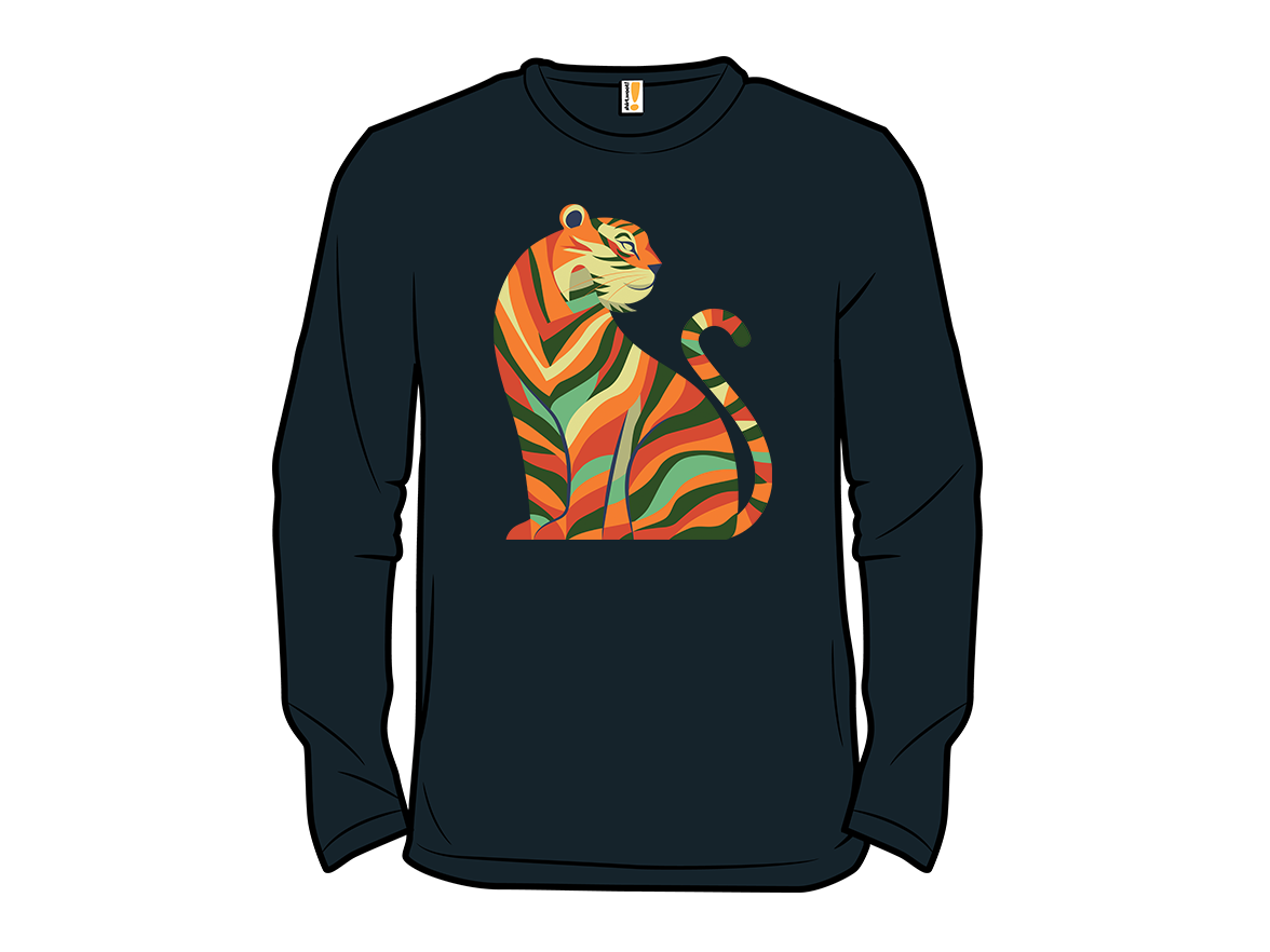 Abstract Tiger Sitting - Gallery 13