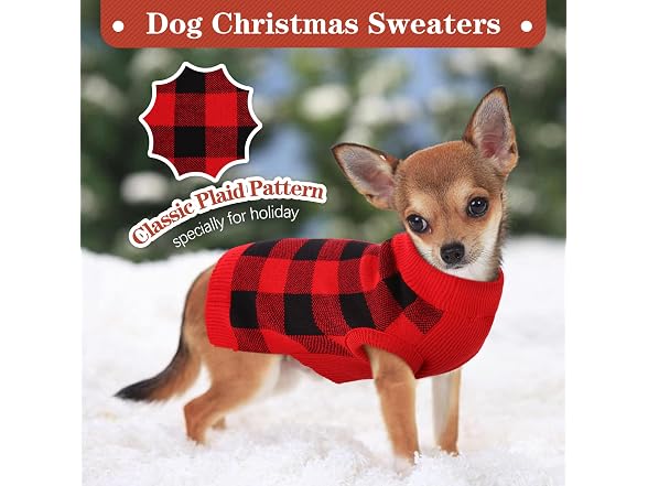 Kuoser Kuoser Dog Sweater Pullover Knitwear,