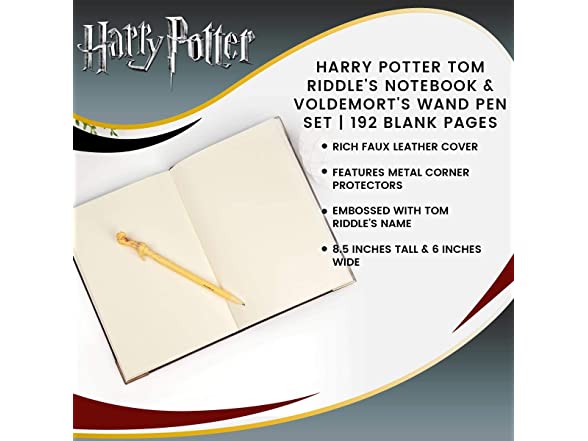 Tom Riddle Notebook Printable Harry Potter Tom Riddle's Notebook