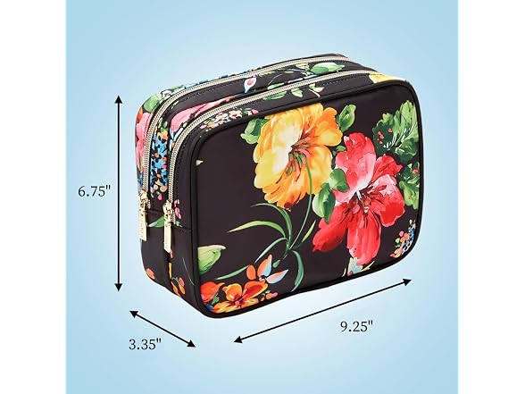Conair Travel Double Zip Organizer - Toiletry Bag