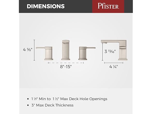 Pfister 8" Widespread Bathroom Faucet