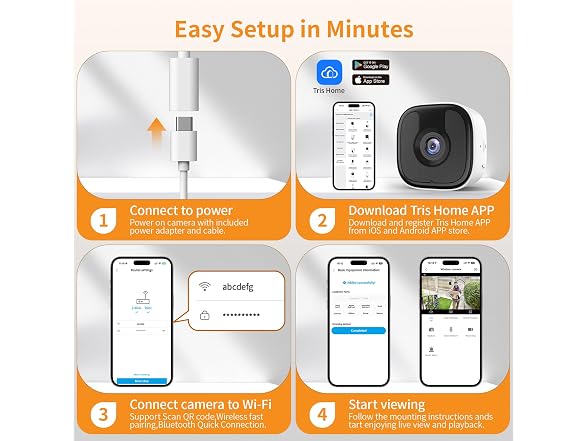Jivcok 3MP 2K Window Camera