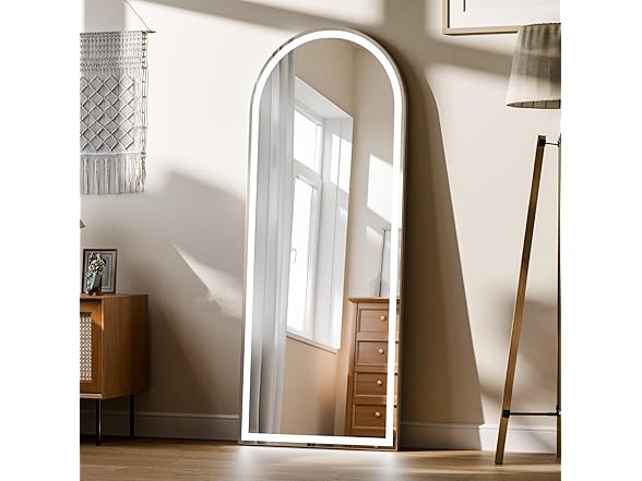 LED Arched Full Length Mirror