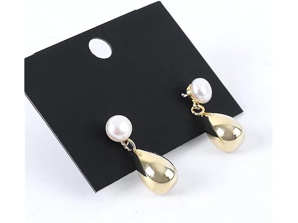 Pearlfun Freshwater Pearl Drop Earrings