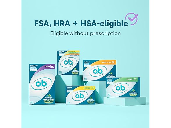 OB Tampons No Applicator Fragrance Free 40ct