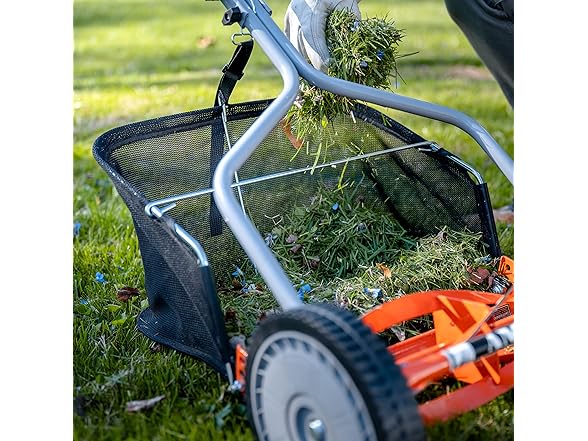 14-Inch/16-Inch Reel Lawn Mower Grass Catcher