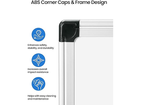 VUSIGN Magnetic Whiteboard 36"x24"