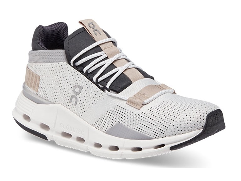 On Running Cloudnova Women's Shoes White/Sand Size 8.5
