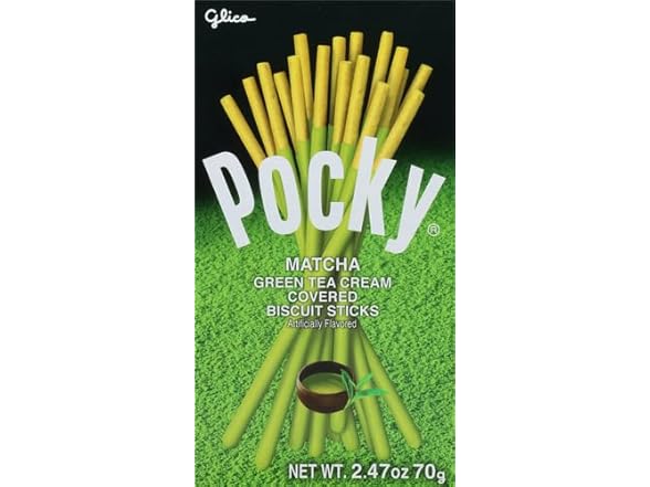 Glico Pocky Biscuit Sticks, Matcha Green Tea