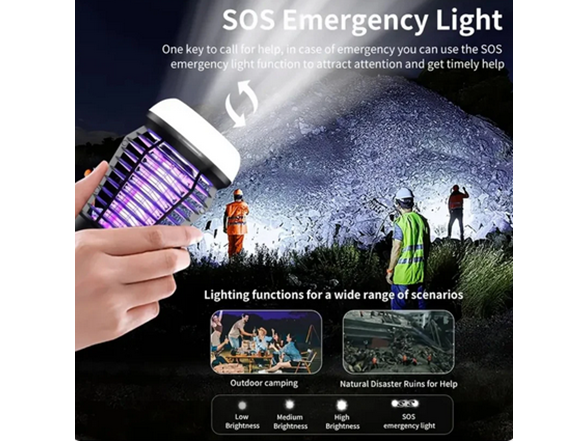 BH-1060 3 in 1 Outdoor & Indoor Bug Zapper 7hrs