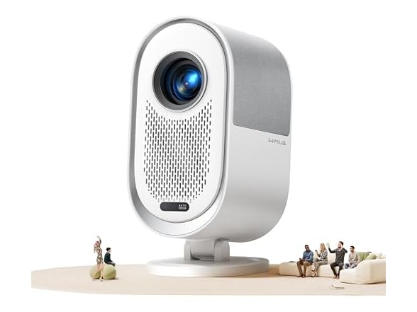 iWIMIUS Projector with WiFi6 and Bluetooth, 20W Speakers, 1080P